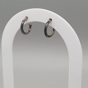 Vintage Unbranded .925 Small Hoops